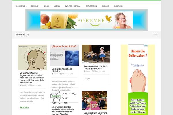 Agama theme site design template sample