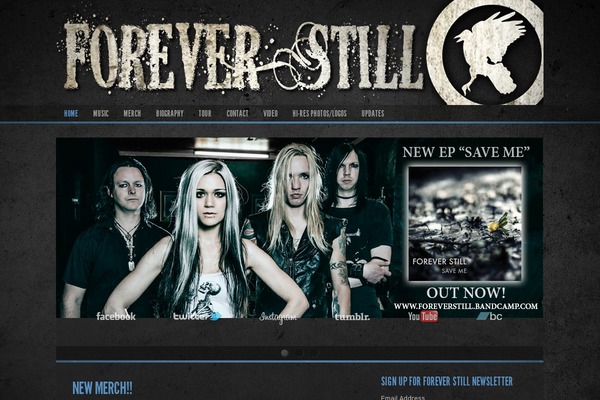 Dark-n-gritty theme site design template sample