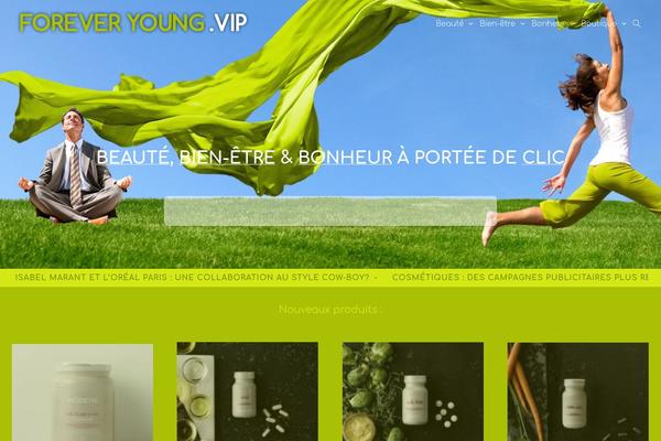 Beaute theme site design template sample