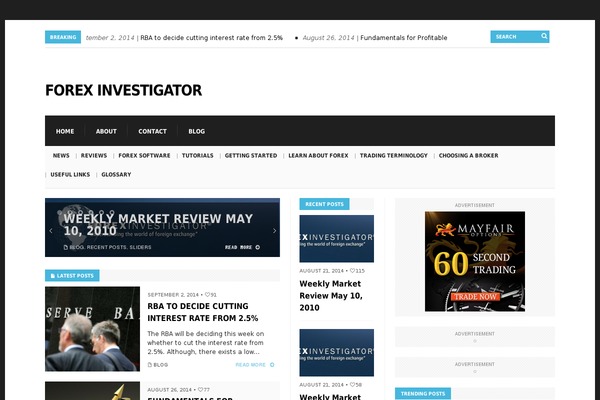 Columns theme site design template sample