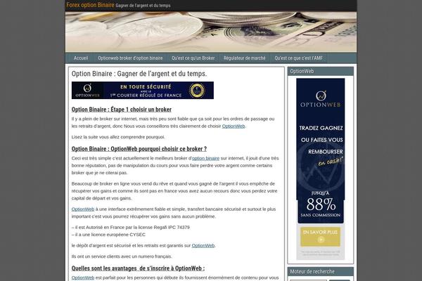 forex-option-binaire.com site used Frontier