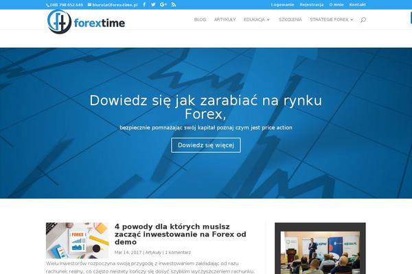 Divi Child theme site design template sample