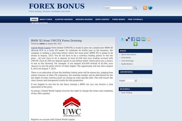 forexbalkan.com site used Smartblue