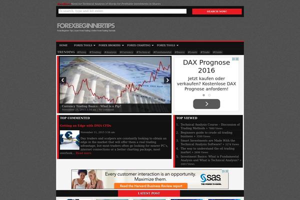 forexbeginnertips.com site used Magazimple