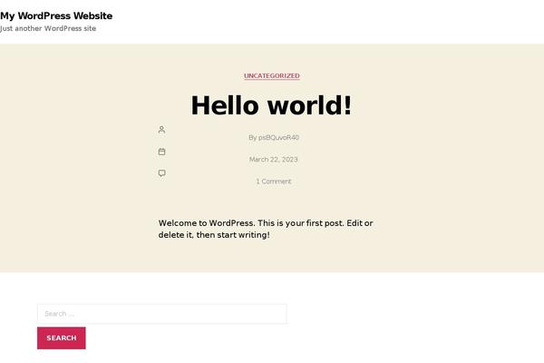 Twenty Twenty theme site design template sample