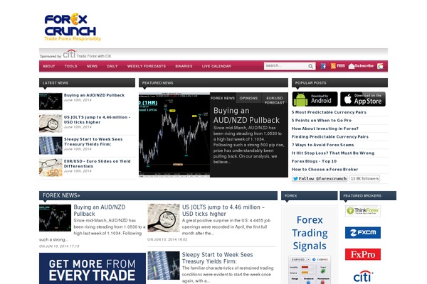 Site using Finance-brand-management plugin