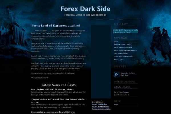 forexdarkside.com site used Darkwater-11