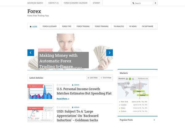 TechNews theme site design template sample