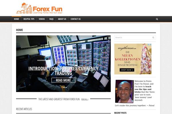 Discovery theme site design template sample