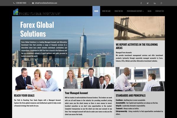 Calypso theme site design template sample