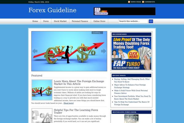 forexguideline.com site used Streamline_enhanced