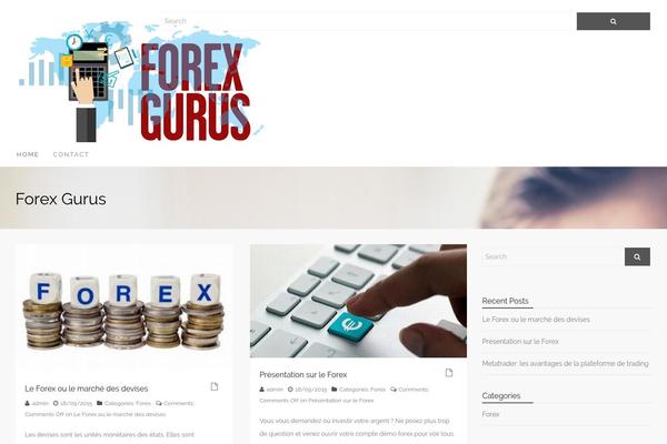 forexgurus.fr site used BlogCentral