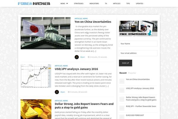 forexhacker.com site used Hacker