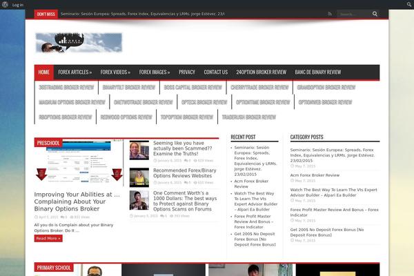 Jarida theme site design template sample