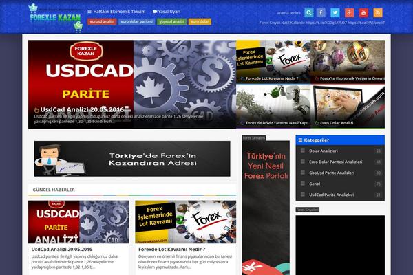 Optimablogs theme site design template sample