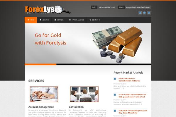 Globex theme site design template sample
