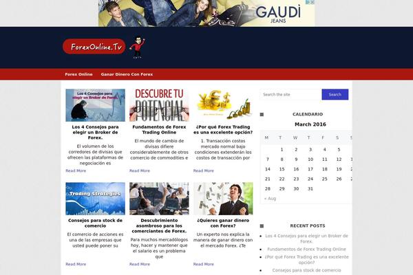 Portal theme site design template sample