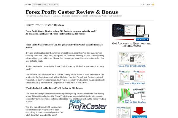 Thesis 1.7 theme site design template sample