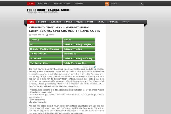 forexrobotguide.info site used Indigo
