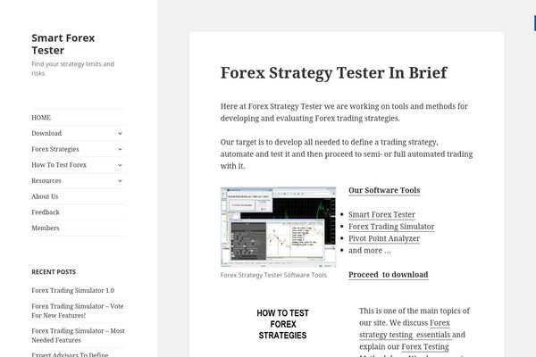 Twenty Fifteen theme site design template sample