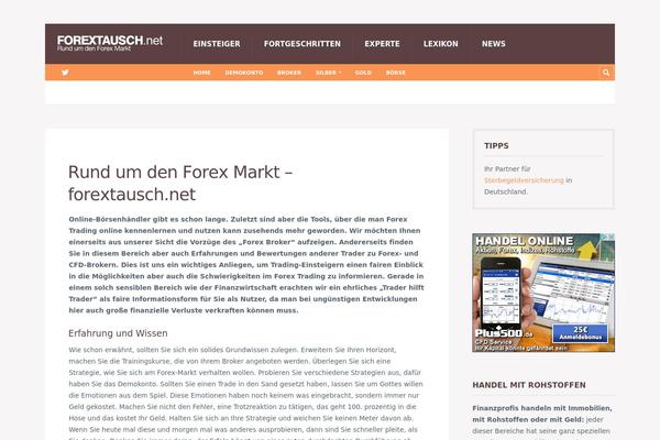 Truemag theme site design template sample