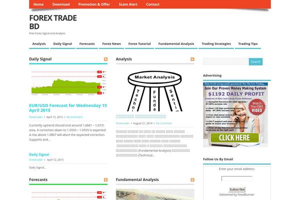 MesoColumn theme site design template sample