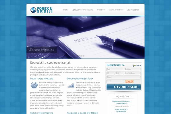 Ecobiz theme site design template sample
