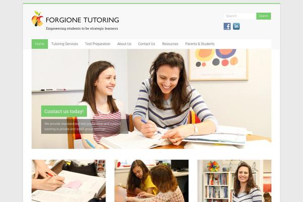 Accelerate theme site design template sample