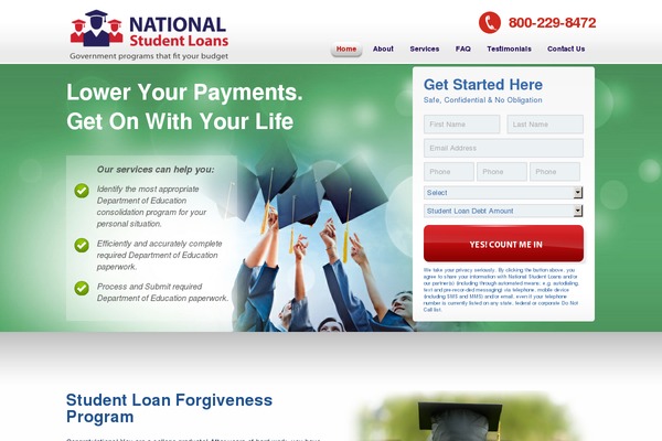 forgivenessonstudentloans.com site used SLS