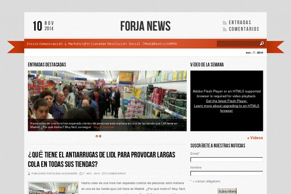 forjanews.es site used Reporter