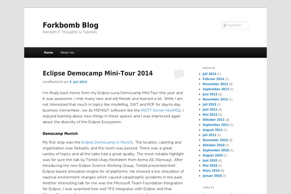 Site using Sociable Zyblog Edition plugin