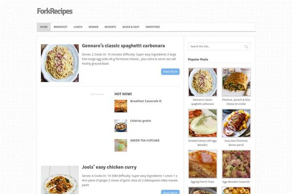 Minimalist theme site design template sample