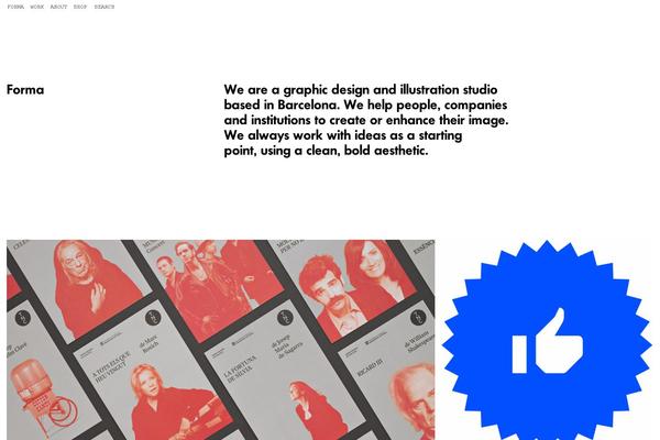 forma.co site used Forma2020