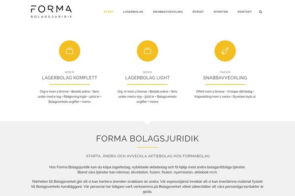 Aperio theme site design template sample