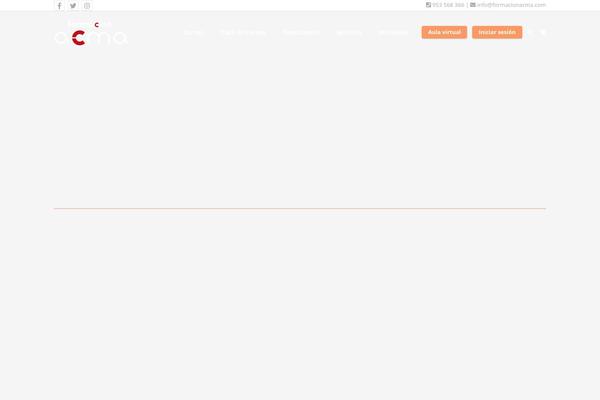 formacionacma.com site used Wp-coursaty