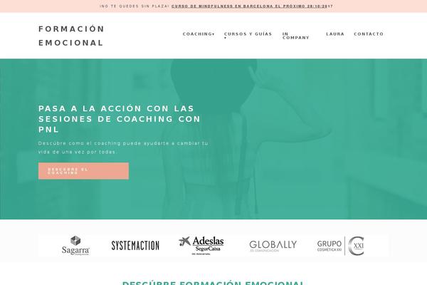 Jacqueline theme site design template sample