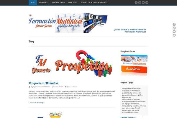 JustLanded theme site design template sample