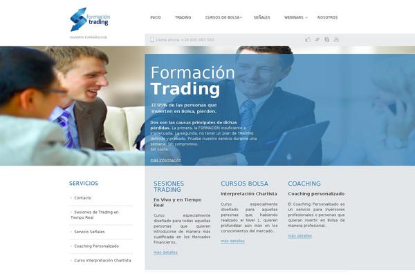 Novus theme site design template sample