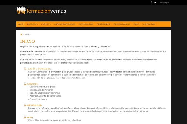 Tempera theme site design template sample
