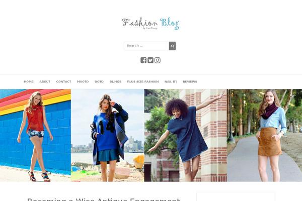 Gossip theme site design template sample