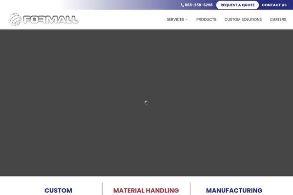 formall.com site used Slamdot-child-theme
