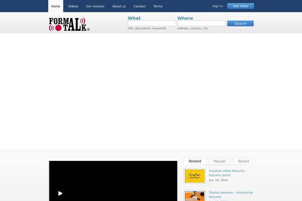 Videocrafttheme theme site design template sample