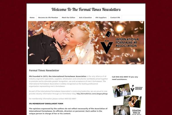 InterStellar theme site design template sample