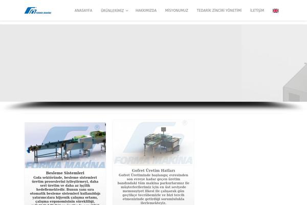 Envision theme site design template sample