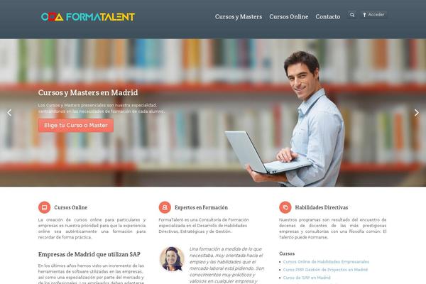 Academy theme site design template sample