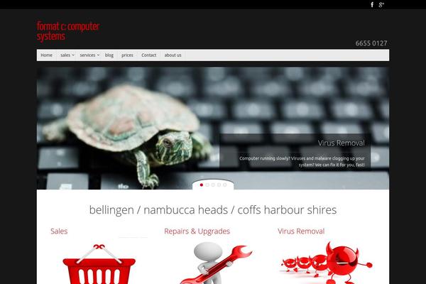Tempera theme site design template sample