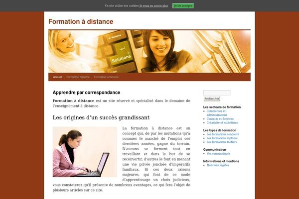 Twentyten-child theme site design template sample