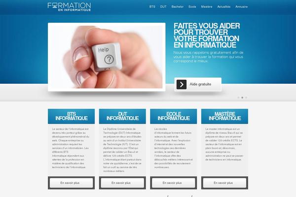 Ambitious theme site design template sample