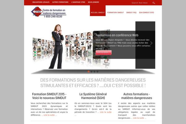 Small Business theme site design template sample