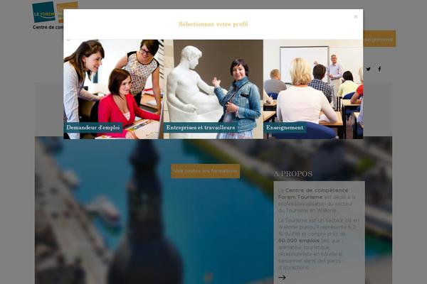 formation-tourisme.be site used Tourisme